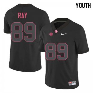 NCAA Youth Alabama Crimson Tide #89 LaBryan Ray Stitched College Nike Authentic Black Football Jersey BM17X87IP
